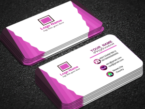 Printed Business cards 50mm x 90mm