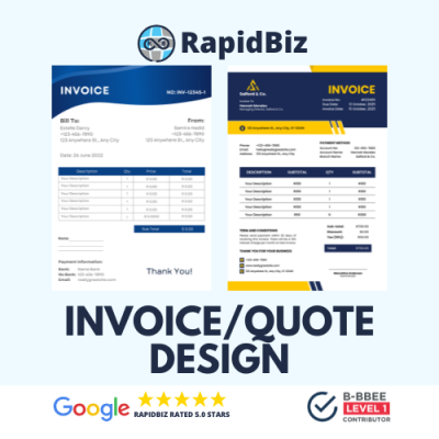 Invoice/Quote Design