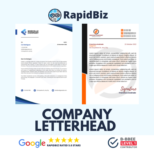 Company Letterhead