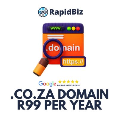 .co.za Domain — Only R99 Per Year